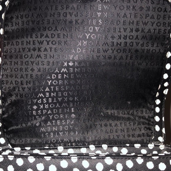 Kate Spade ♠️ Large Carsen Printed Musical Dot Bag EUC - Picture 4 of 10